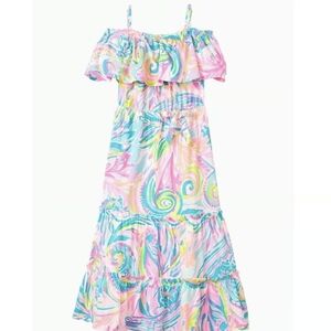 Lilly Pulitzer Pink and Blue Kids Dress